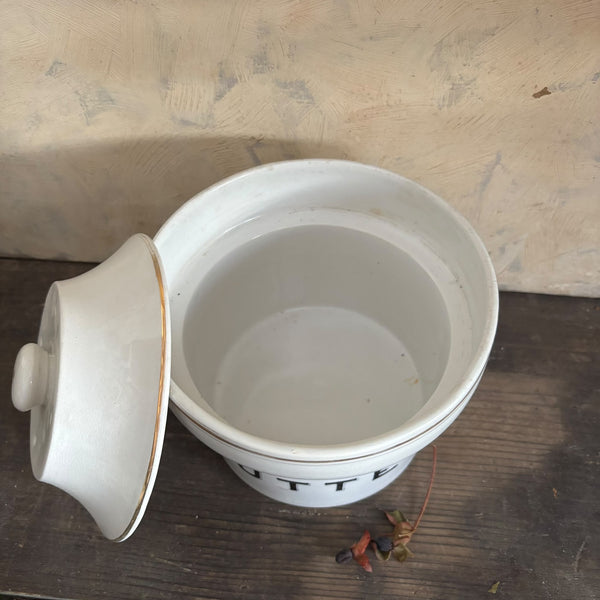 Antique Edwardian Butter Dish