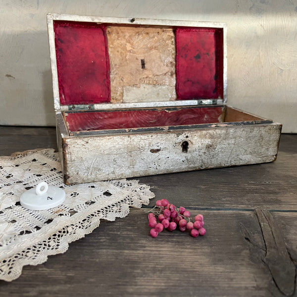 Antique Worn Wooden Box