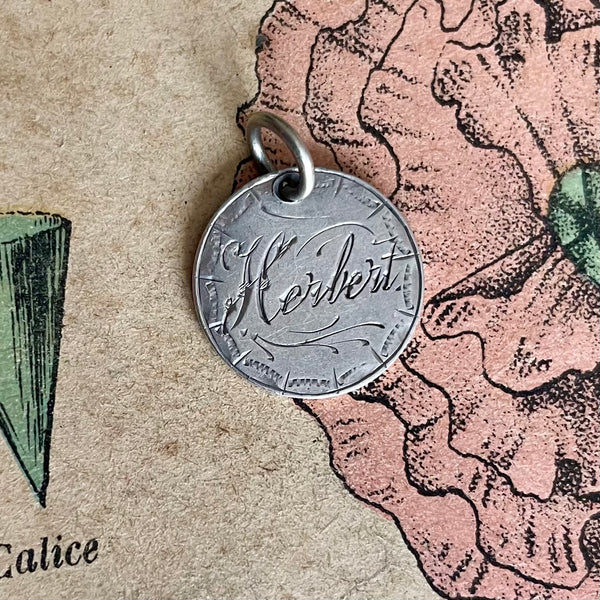 Victorian Herbert Love Token