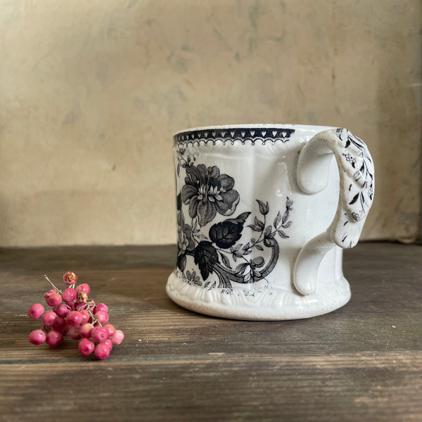 Antique 1840s Floral Cup