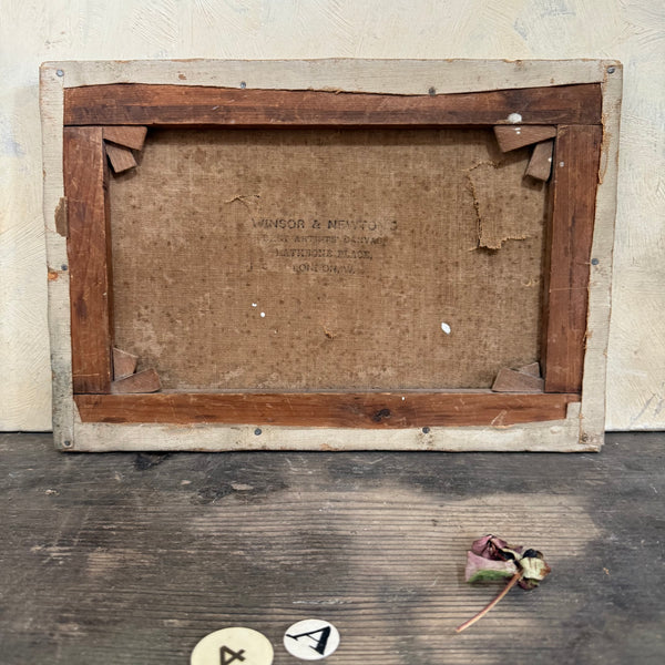 Antique 1899 Fruit Oil Painting