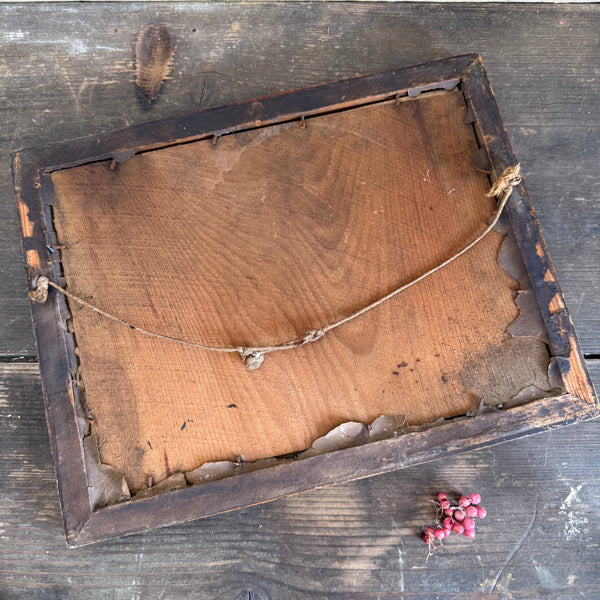 Antique 'My Wish' Frame