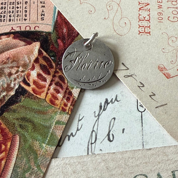 Victorian Florrie Love Token Charm
