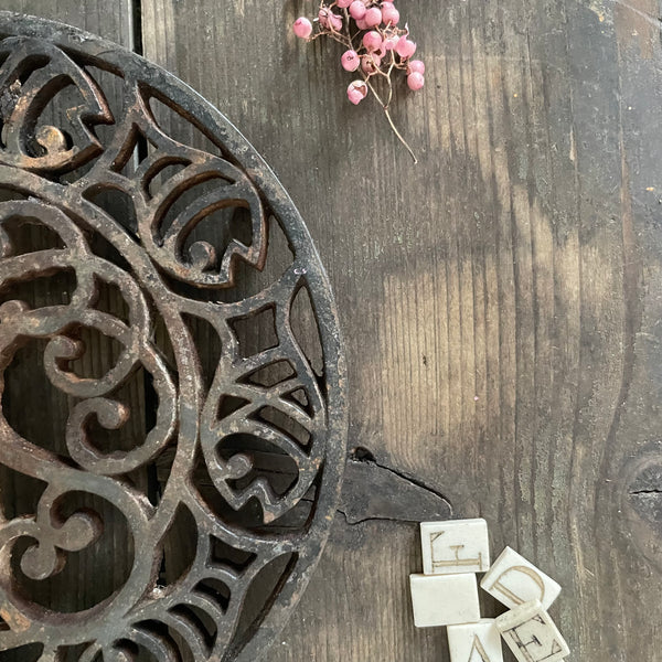Vintage French Metal Trivet