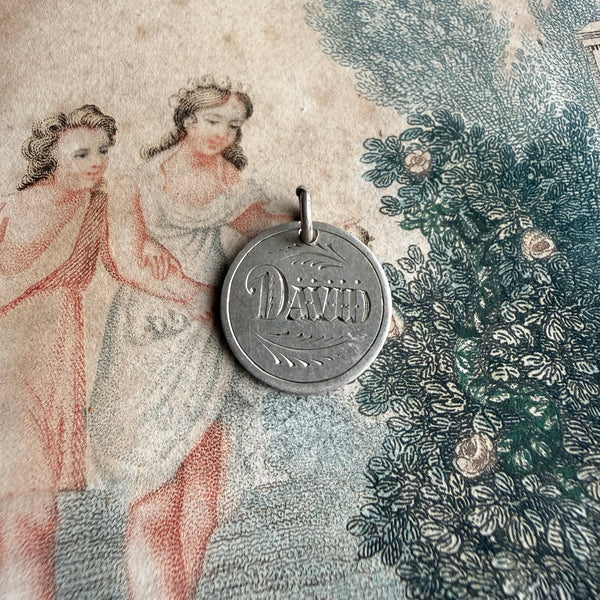 Victorian David Love Token Charm