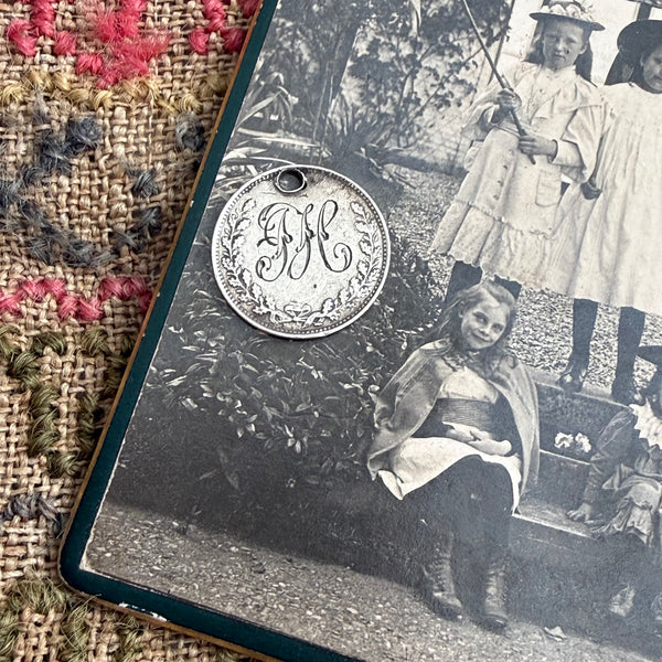 Victorian JH Love Token Charm