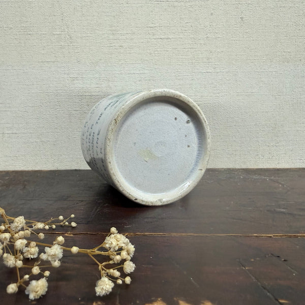 Antique Old Mother Goose Transfer Cup