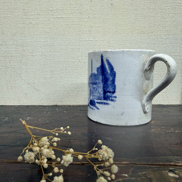 Antique Cat Transfer Cup