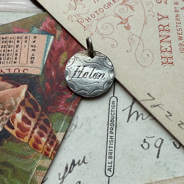 Victorian Helen Love Token Charm