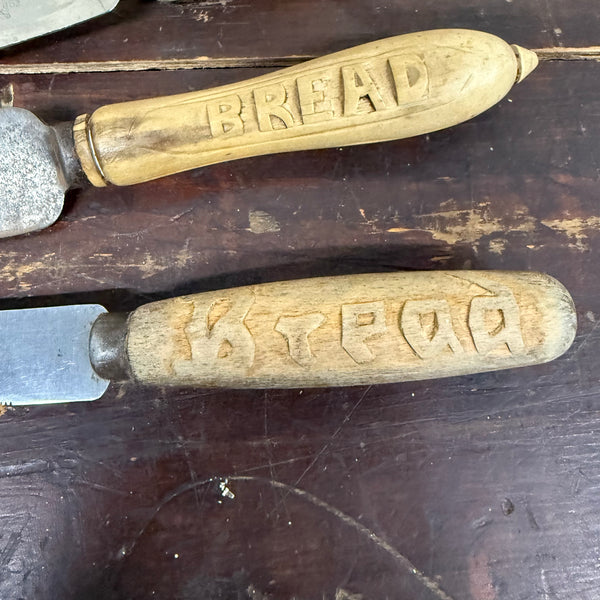 Vintage Carved Handle Kitchenalia