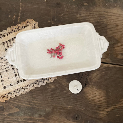 Antique Ironstone Dish