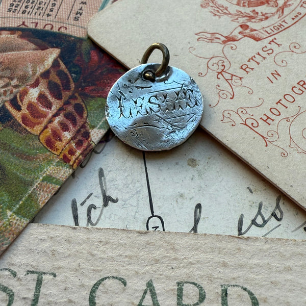 Victorian Leslie Love Token Charm