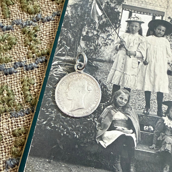 Victorian WA Love Token Charm