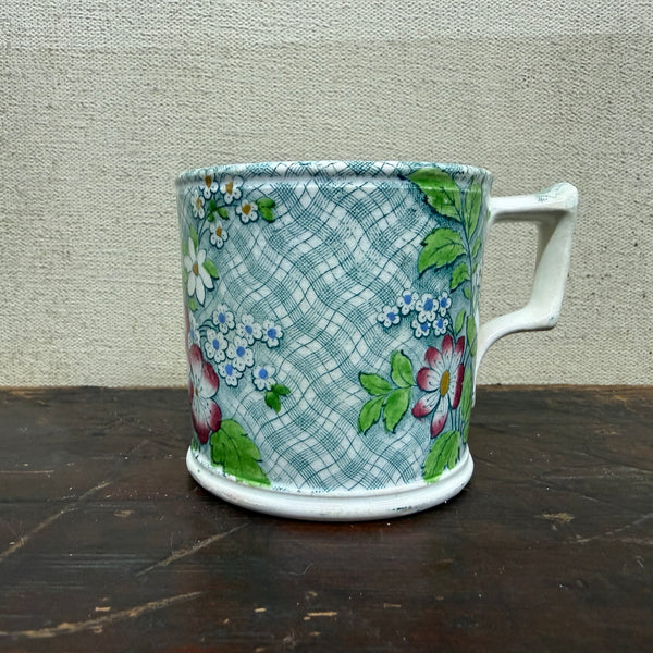 Victorian Floral Transfer Cup