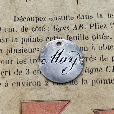 Victorian May Love Token Charm