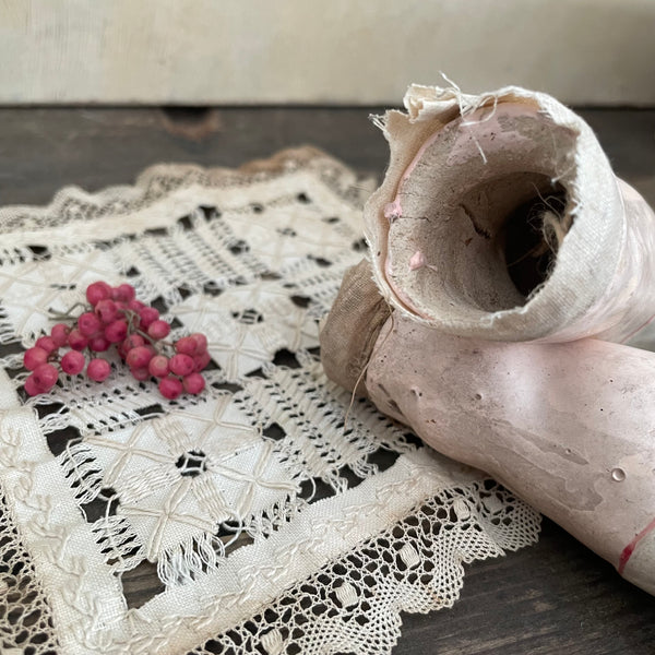 Vintage Papier-maché Doll Legs