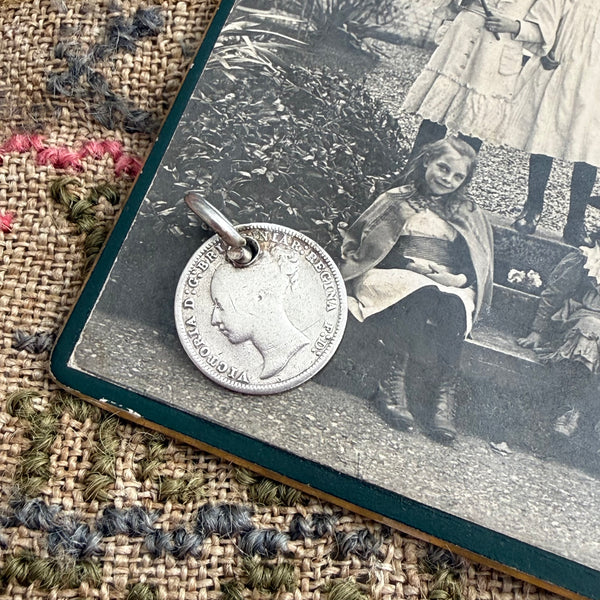 Victorian Hugh Love Token Charm