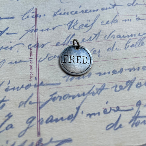 Victorian Fred Love Token Charm
