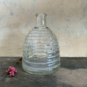 Antique Beehive Glass Bottle