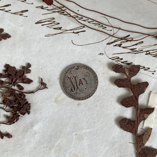 Victorian May Love Token Charm