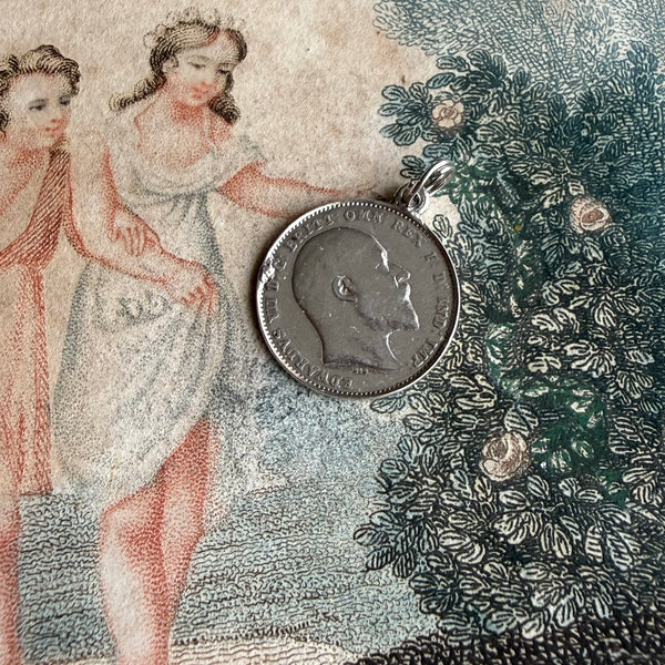 Victorian JW Love Token Charm