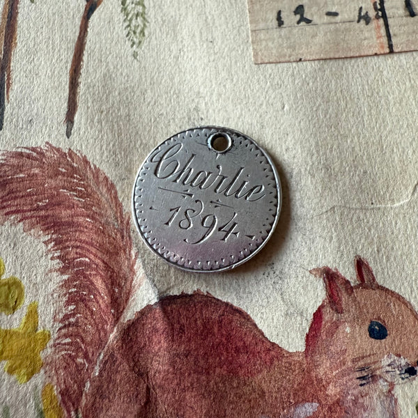 Victorian Charlie 1894 Love Token Charm