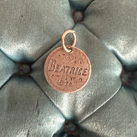 Victorian Beatrice Love Token Charm