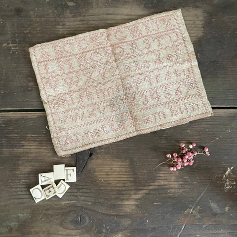 Antique 1884 Sampler