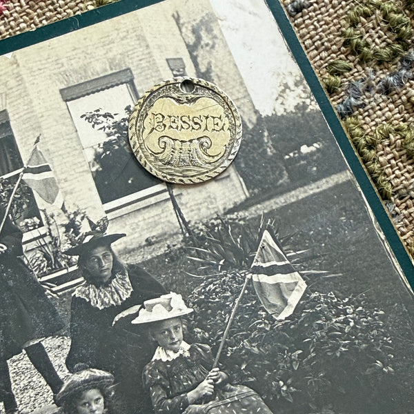 Victorian Bessie Love Token Charm