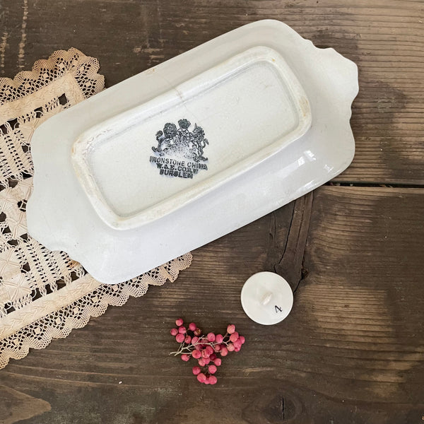 Antique Ironstone Dish