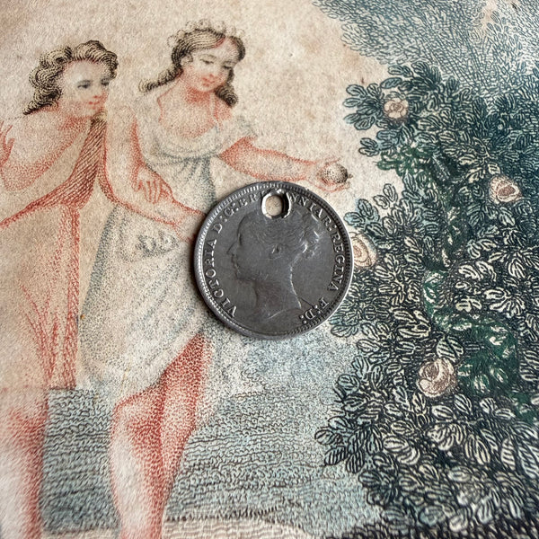 Victorian Vi Love Token Charm