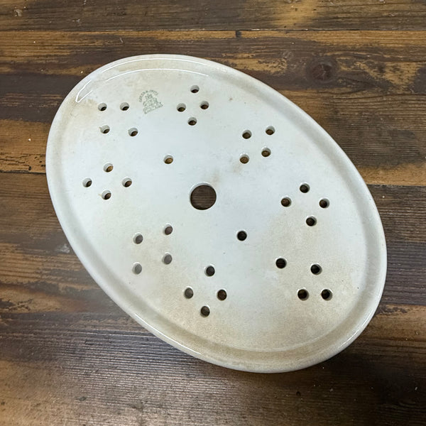 Antique Ceramic Strainer Plate