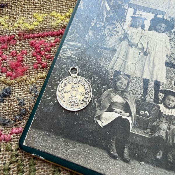 Victorian JW Love Token Charm