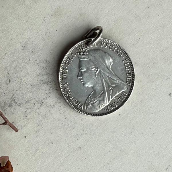 Victorian Aunt Ann Love Token Charm