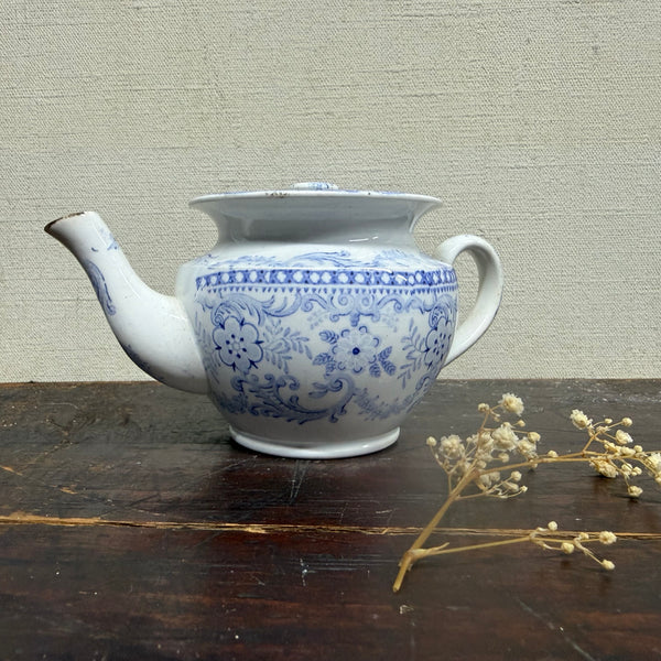 Antique Victorian Blue Childs Tea Pot