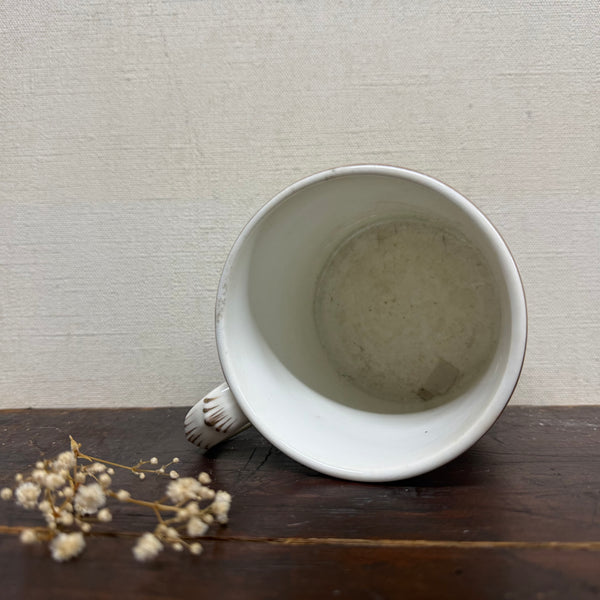 Antique Victorian Remember Me Transfer Cup