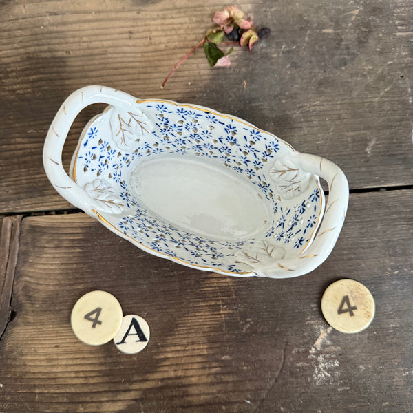 Antique Ceramic Basket