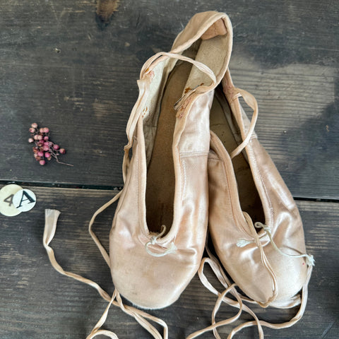 Vintage Pink Ballet Shoes