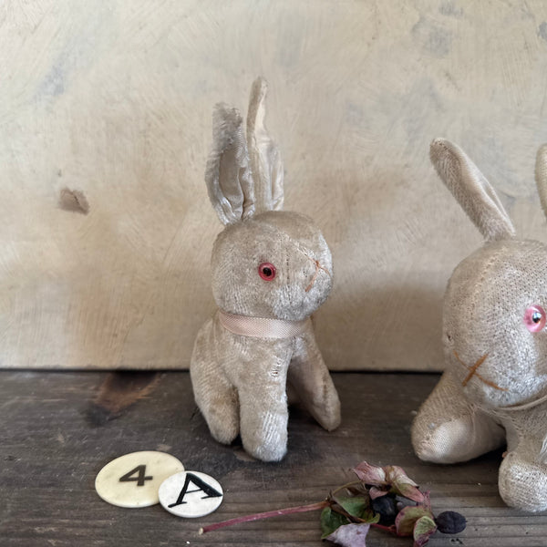 Beautiful Antique Straw Filled Bunnies