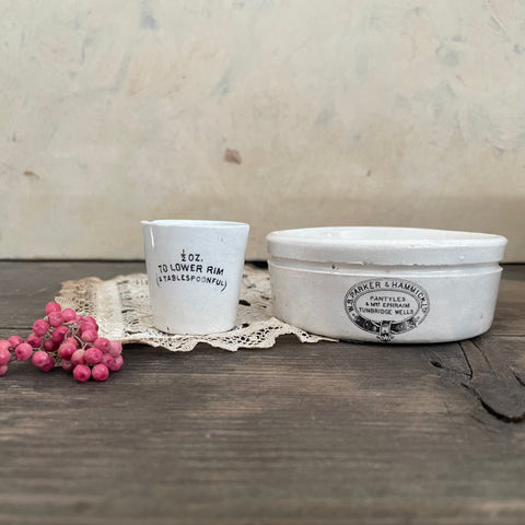 Antique Advertising Chemist Pots