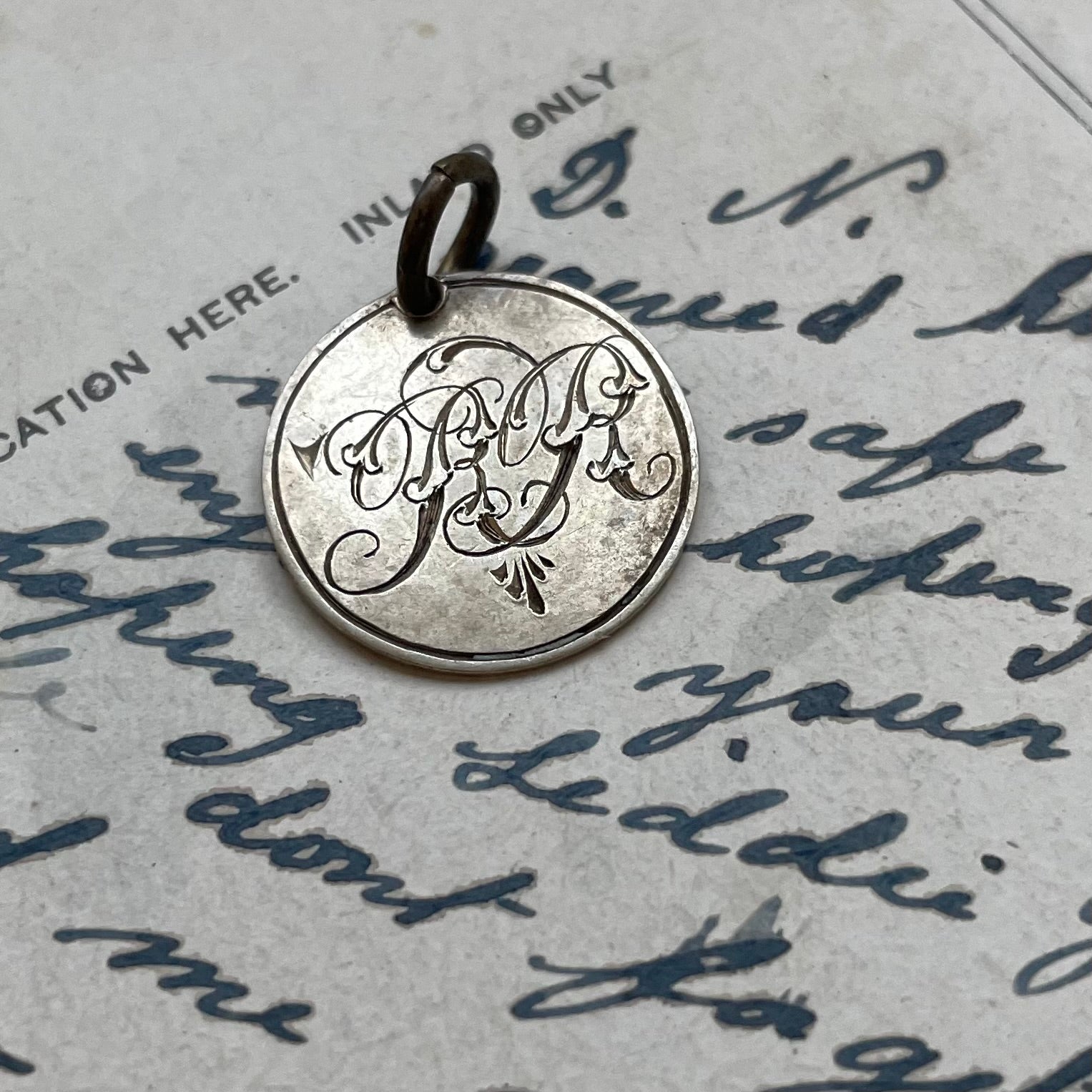 Victorian RR Love Token Charm
