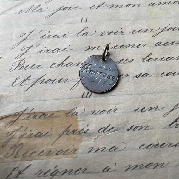 Victorian Ambrose Love Token