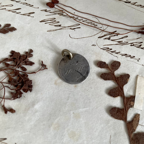 Victorian Janie Love Token Charm