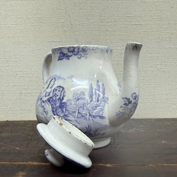 Victorian Transfer Ceramic Pots