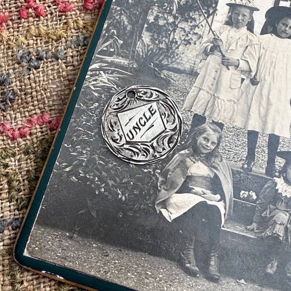 Victorian Uncle Love Token Charm