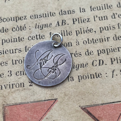 Victorian AJ Love Token Charm