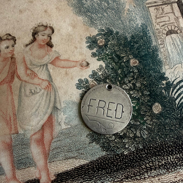 Victorian Fred Love Token Charm