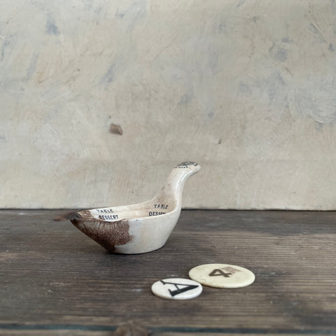 Ironstone S.Maw, Son & Thompson Measuring Spoon