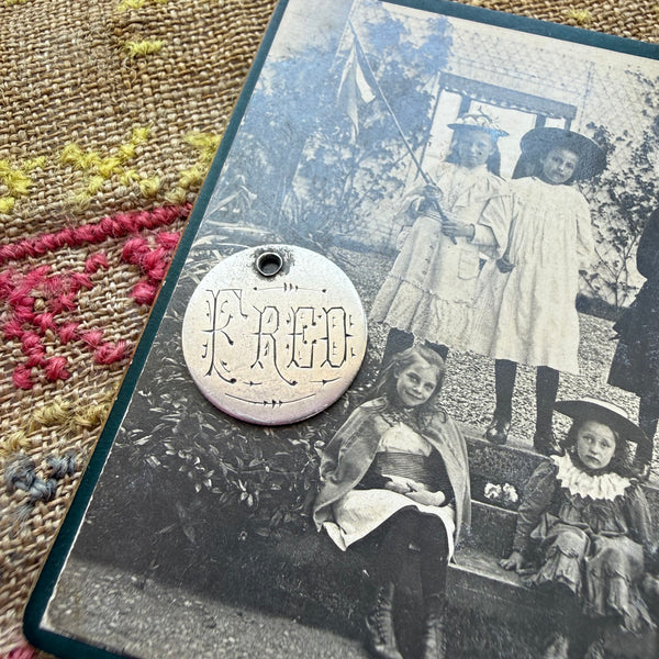 Victorian Fred Love Token Charm