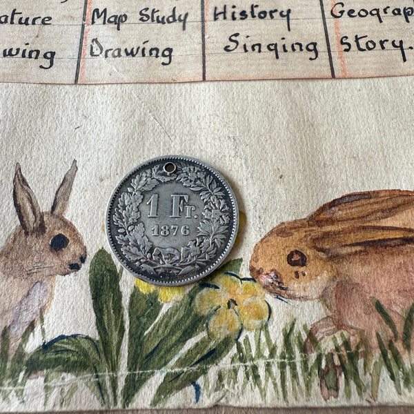 Victorian Poppie Love Token Charm
